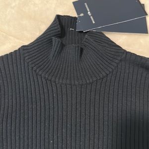 NWT Brandy Melville navy ribbed turtle neck sweater